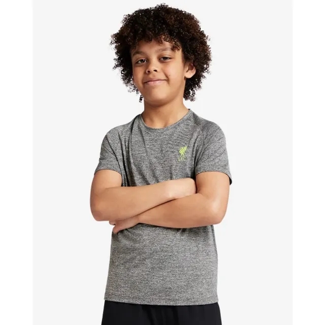 Liverpool FC LFC Juniors Space Dye Poly Tee Grey