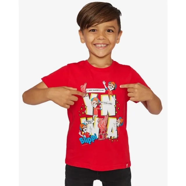 Liverpool FC LFC Junior Blippi Tee Red