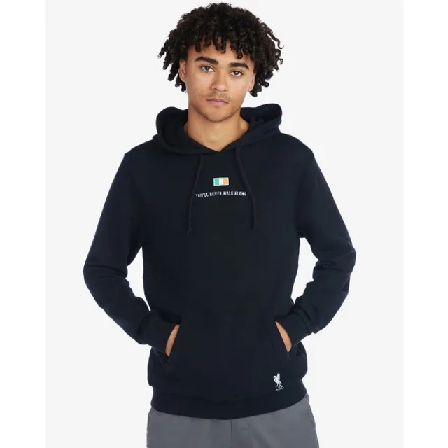 Liverpool FC LFC Mens Ireland Hoody Black