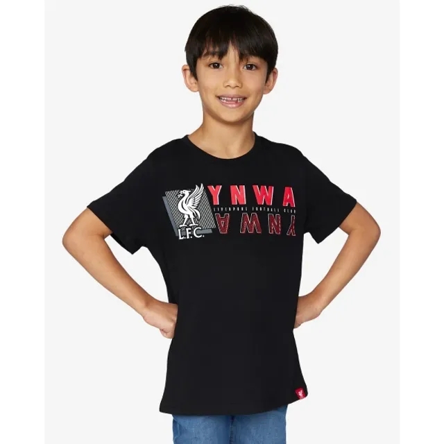 Liverpool FC LFC Junior YNWA Tee Black