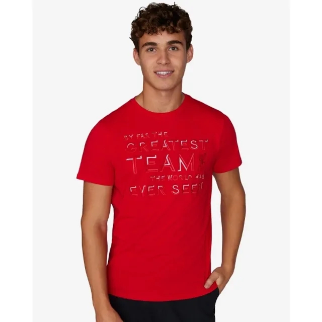 Liverpool FC LFC Mens Greatest Team Tee Red