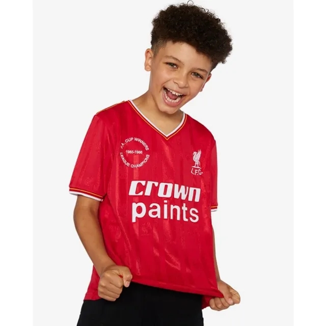 Liverpool FC LFC Retro Junior 1986 Home Shirt