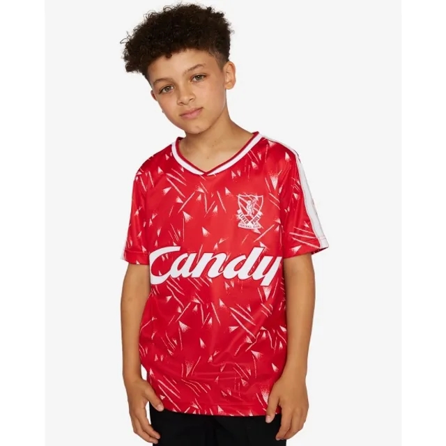 Liverpool FC LFC Retro Junior Candy 89-91 Home Shirt