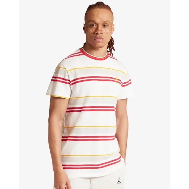 Liverpool FC LFC Mens 86 Away Stripe Tee
