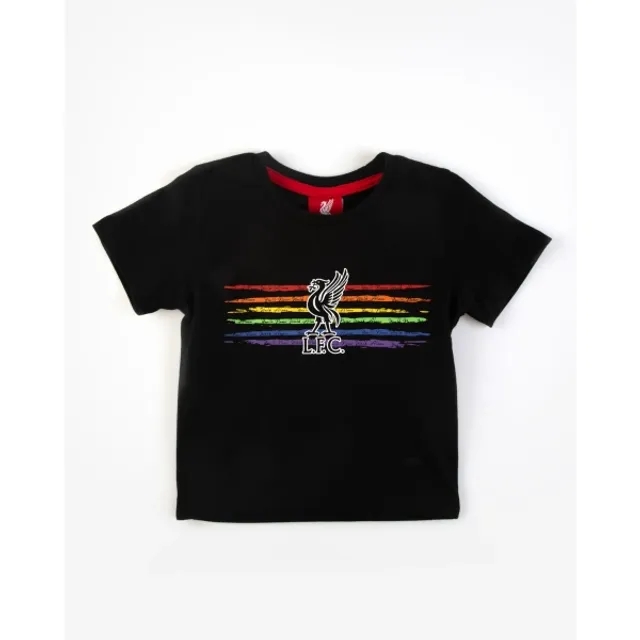 Liverpool FC LFC Baby Liverbird Pride Tee Black