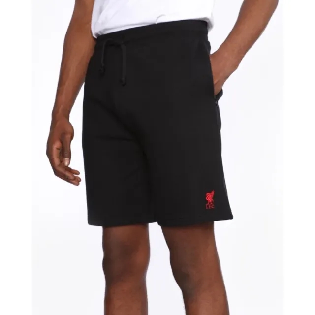 Liverpool FC LFC Black Sweat Shorts