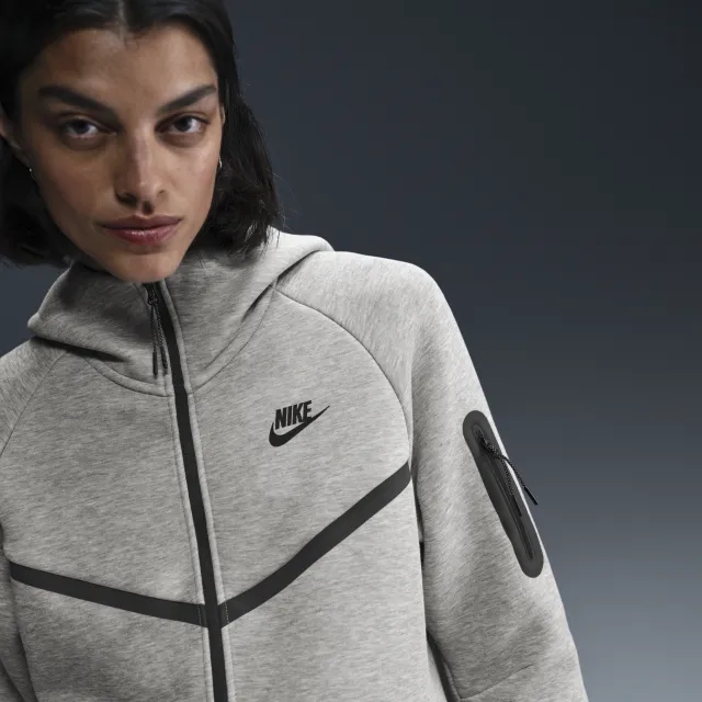 Nike Tech Fleece Women Hoodies - Grey