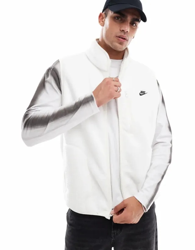 Nike Club Sherpa Men Jackets - White