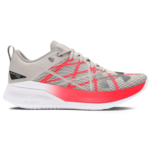 Unisex  Under Armour  Velociti Pro Running Shoes White Clay / Racer Red / Anthracite 10.5