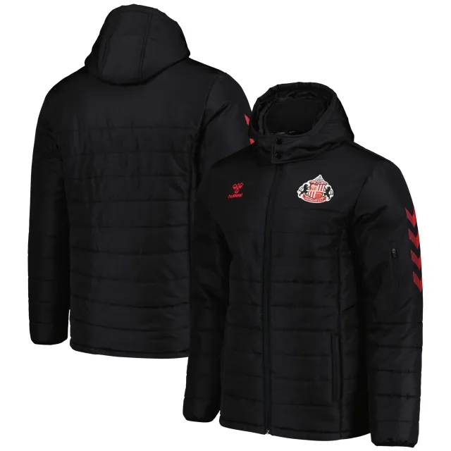 Sunderland Hummel Training Sideline Jacket - Black - Kids
