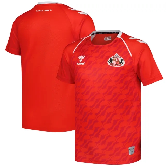 Sunderland Hummel Home Pre-Match Jersey - Red - Kids