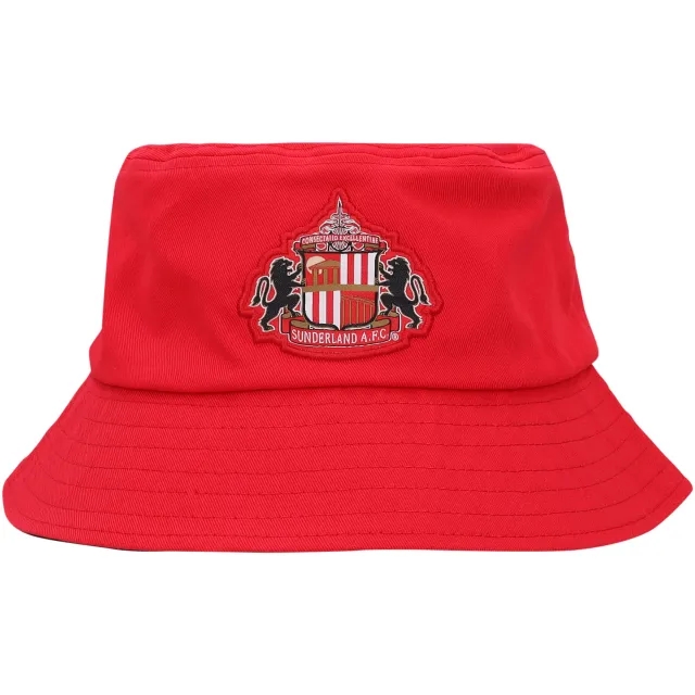 Fanatics Sunderland Reversible Bucket Hat - Black/Red - Adults