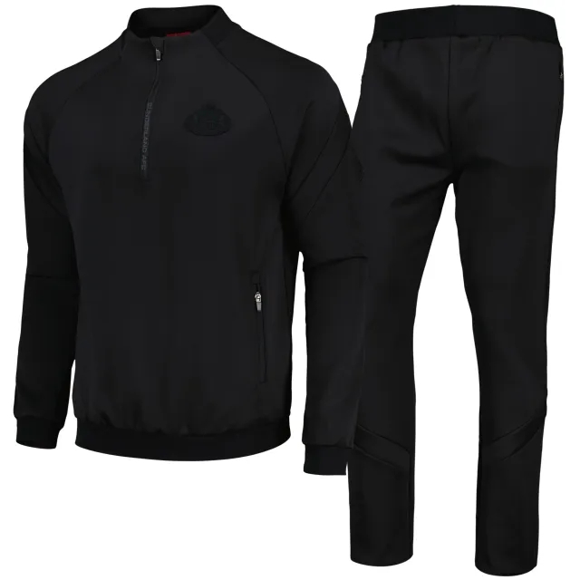 Fanatics Sunderland Mono Tracksuit - Black - Mens
