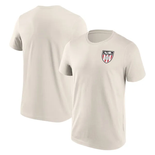 No Brand Sunderland Retro Ship Crest Graphic T-Shirt - Off White - Mens