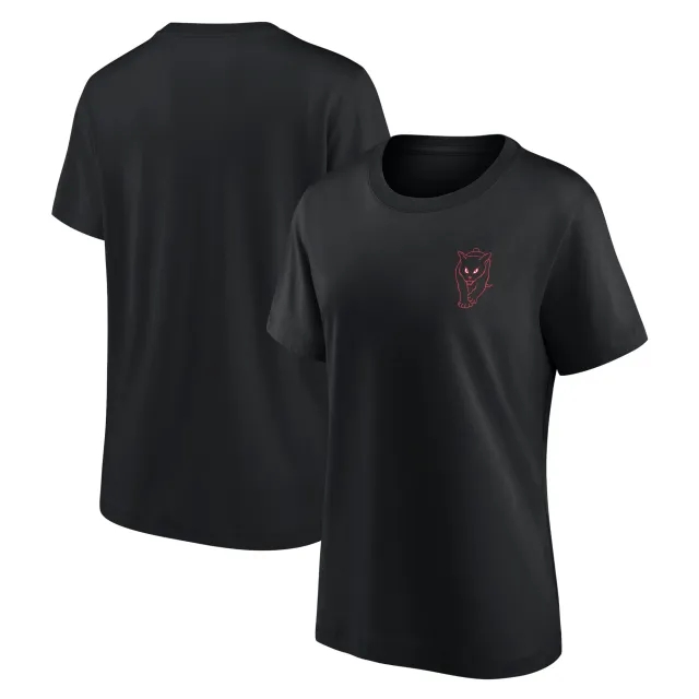 No Brand Sunderland Black Cat Crest Graphic T-Shirt - Black - Womens