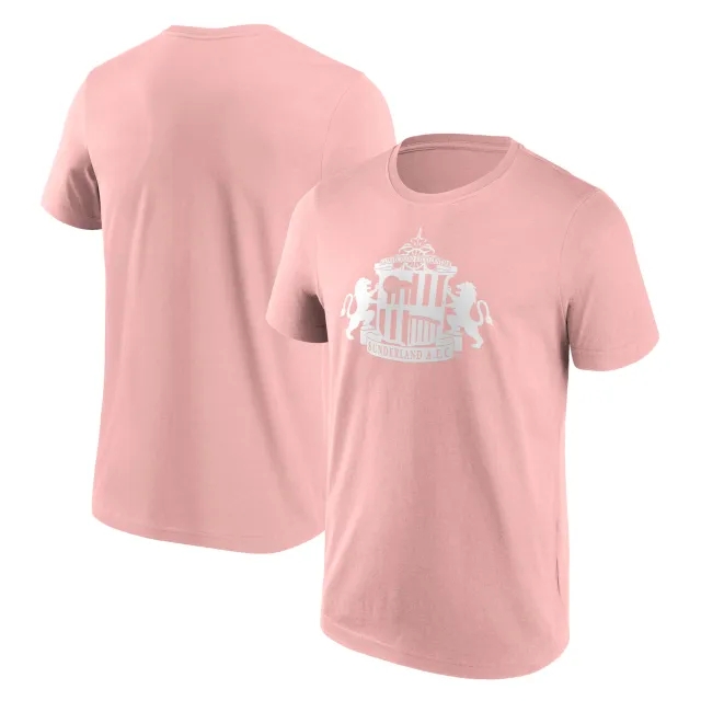 No Brand Sunderland Mono Logo Graphic T-Shirt - Pink - Mens