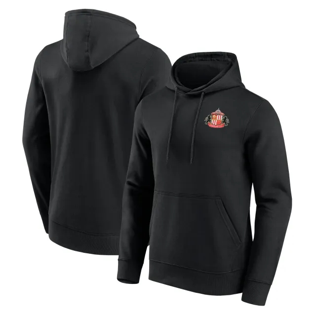 Fanatics Sunderland Small Crest Hoodie - Black - Mens