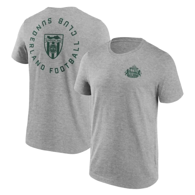 No Brand Sunderland Loop Graphic T-Shirt - Sports Grey - Mens