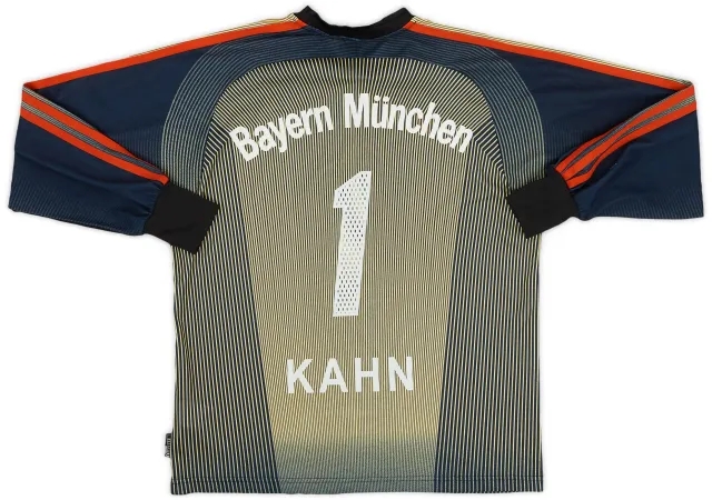 adidas 2003-04 Bayern Munich GK Shirt Kahn #1 - 7/10 - (XL.Boys)