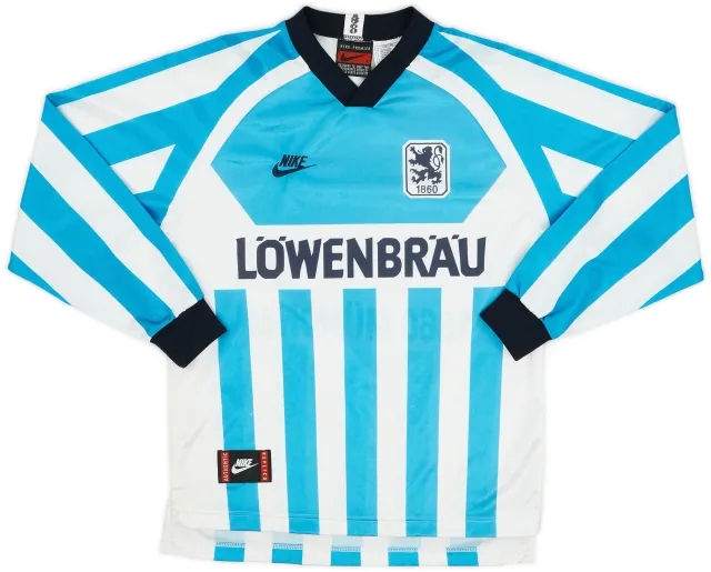 Nike 1995-96 1860 Munich Home L/S Shirt - 9/10 - (S)