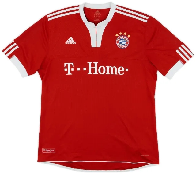 adidas 2009-10 Bayern Munich Home Shirt - 7/10 - (XL)
