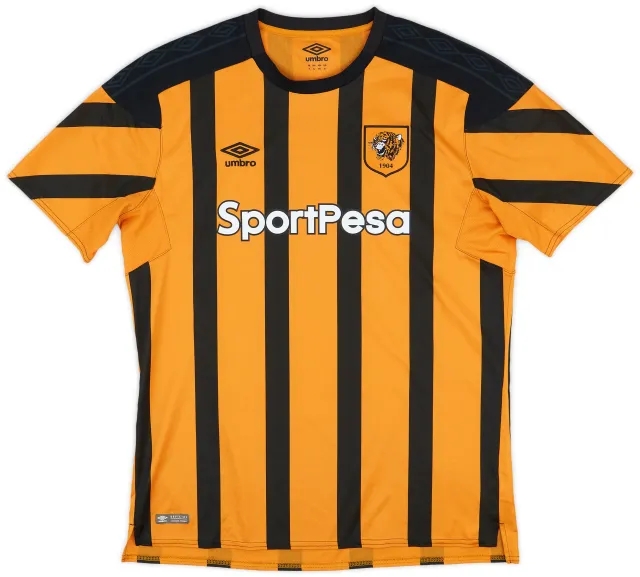 Umbro 2017-18 Hull City Home Shirt - 8/10 - (XL)