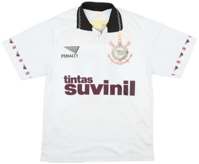 1995 Corinthians Home Shirt #10 - 4/10 - (S)