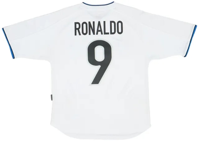 Nike 1999-00 Inter Milan Away Shirt Ronaldo #9 - 8/10 - (S)