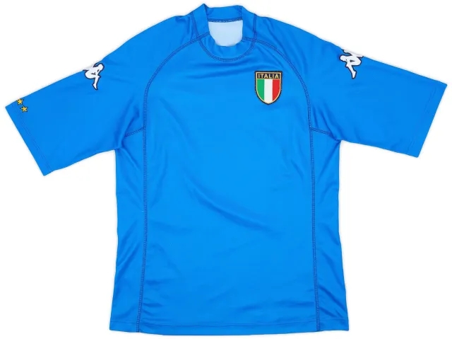 Kappa 2000-01 Italy Home Shirt - 6/10 - (M)