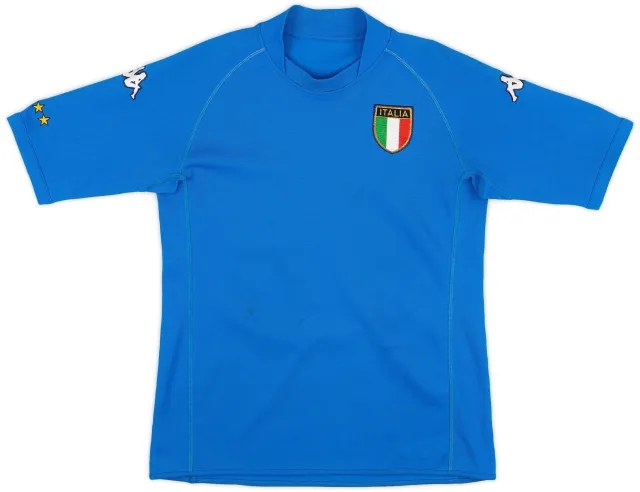 Kappa 2002 Italy Home Shirt - 8/10 - (S)