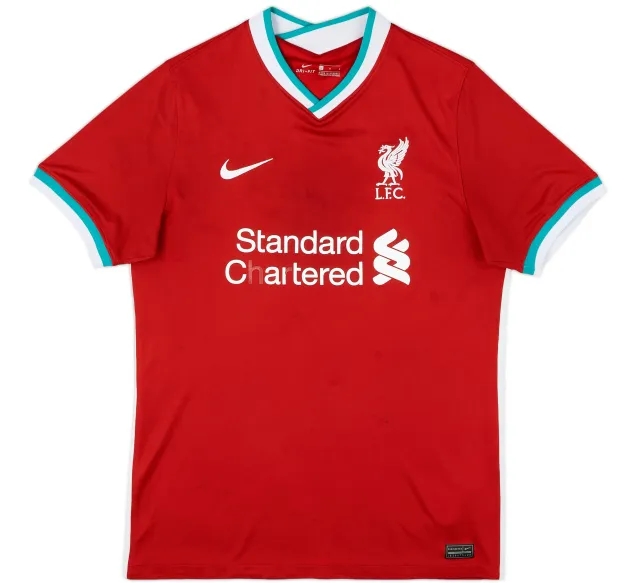 Nike 2020-21 Liverpool Home Shirt M.Salah #11 - 8/10 - (L)