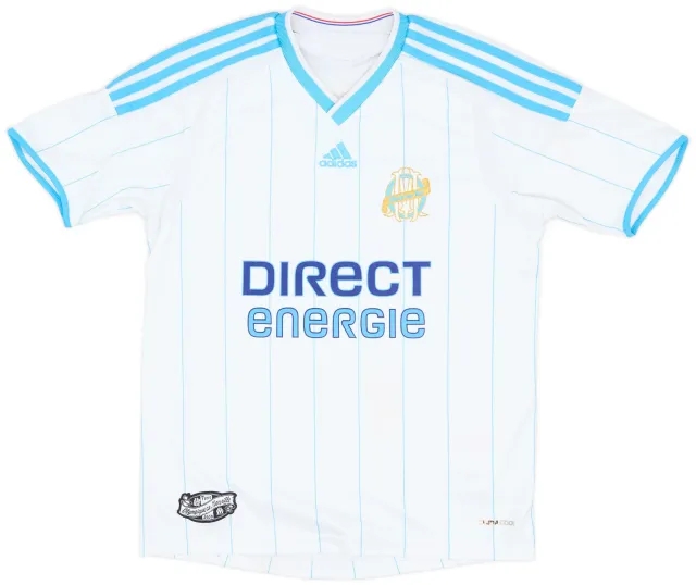 adidas 2009-10 Olympique Marseille Home Shirt - 6/10 - (M.Boys)
