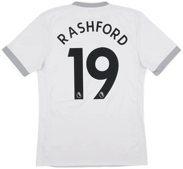 adidas 2017-18 Manchester United Third Shirt Rashford #19 - 8/10 - (S)