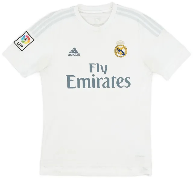 adidas 2015-16 Real Madrid Home Shirt - 4/10 - (S)