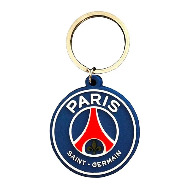 Paris Saint-Germain Rubber Crest Keyring