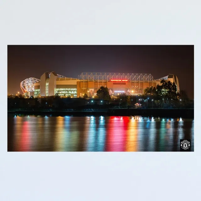 Manchester United Banks of the River Irwell Print - A2