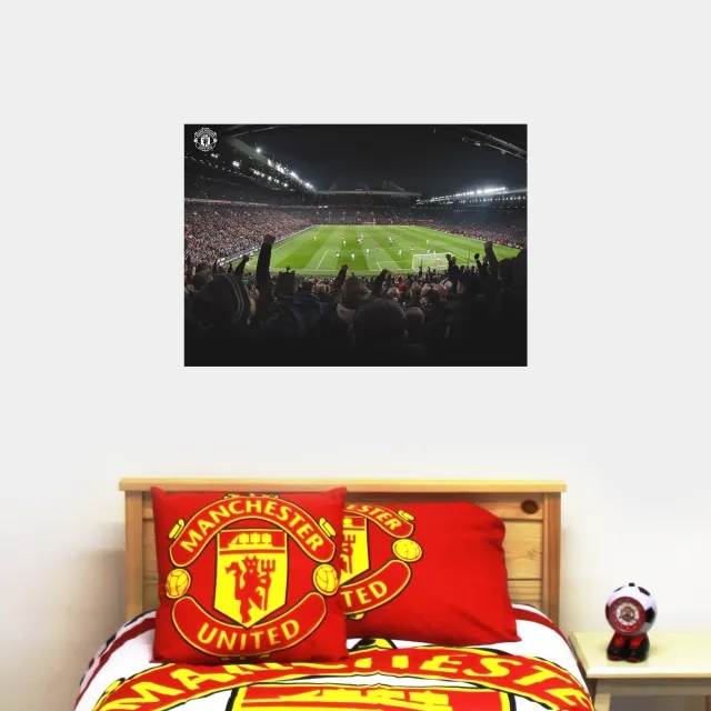 Manchester United Stretford End Goal Print - A2