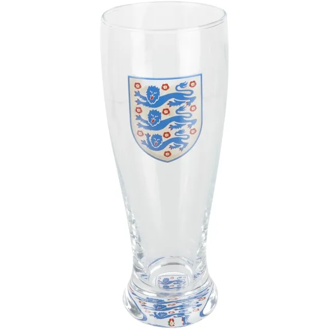 England Crest On Base Pint Glass