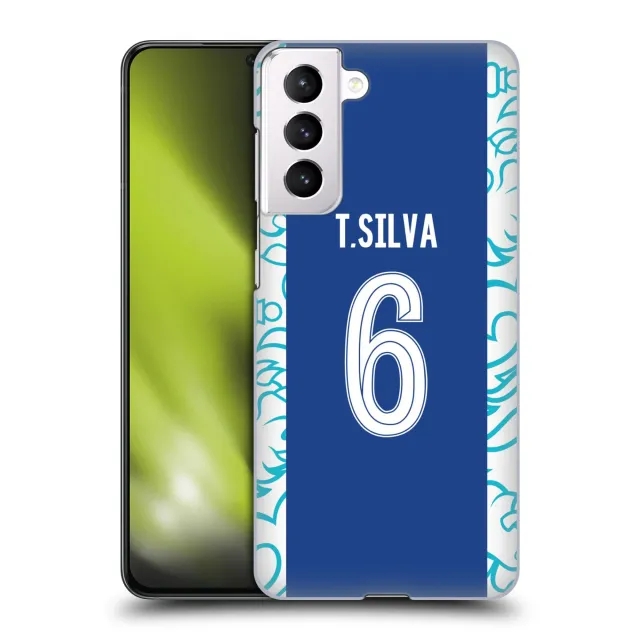 Chelsea 2022/23 Players Home Kit - Thiago Silva - Samsung Case