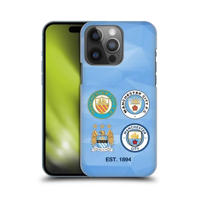 Manchester CIty Evolution Hard Back Phone Case - Sky - iPhone