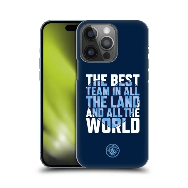 Manchester CIty Best Team Hard Back Phone Case - Navy - iPhone