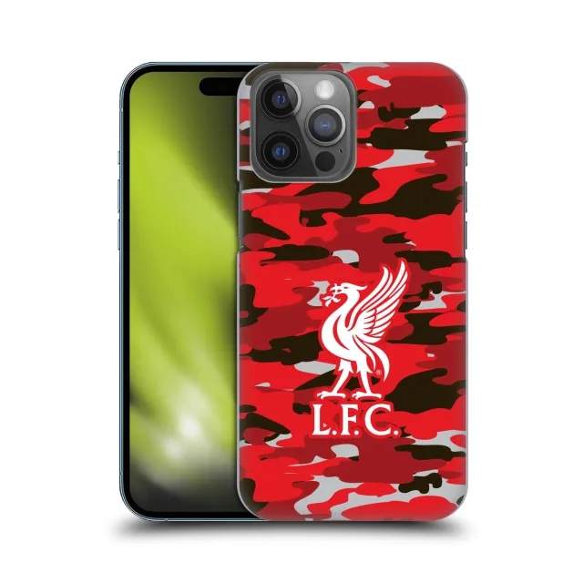 Liverpool Liverbird Camouflage Hard Back Phone Case - Red - iPhone