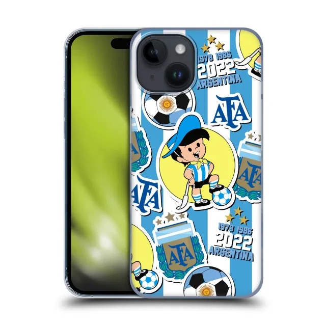 Ecell Argentina Sticker Collage Hard-Shell Phone Case - iPhone