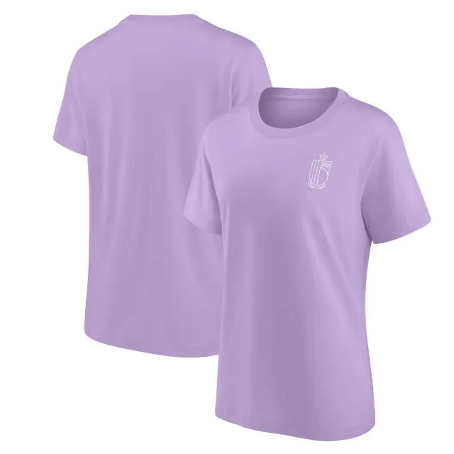 Fanatics Belgium FA Mono Logo Graphic Oversized T-Shirt - Purple Rose - Womens