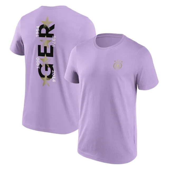 Fanatics Unlabeled DFB Hometown F&B Short Sleeve Graphic T-Shirt - Purple Rose - Mens