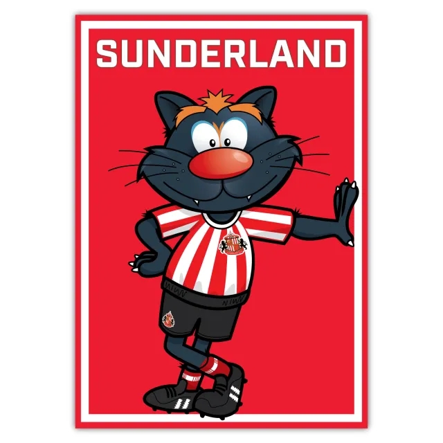 Fanatics Unlabeled Sunderland Samson Print - Unframed A2