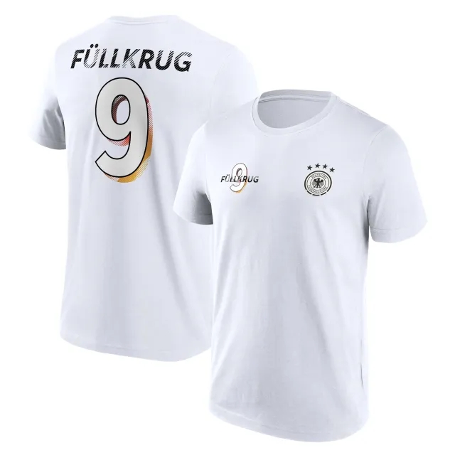 Fanatics Unlabeled DFB Füllkrug Player T-Shirt - White - Mens