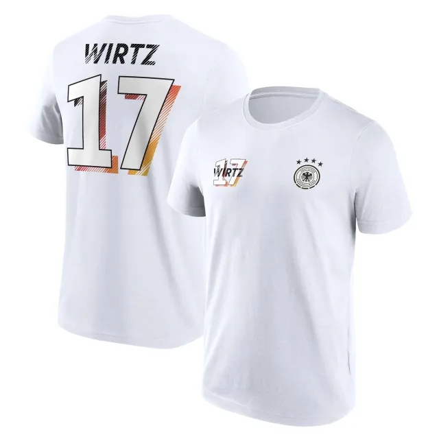 Fanatics Unlabeled DFB Wirtz Player T-Shirt - White - Mens