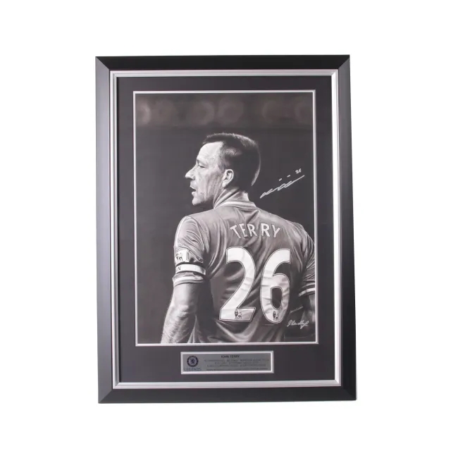 Chelsea Terry Original Signed Del Llewellyn Framed Art Print