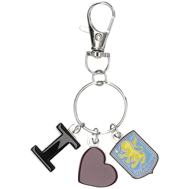 Fanatics Unlabeled Aston Villa I Love Charm Keyring